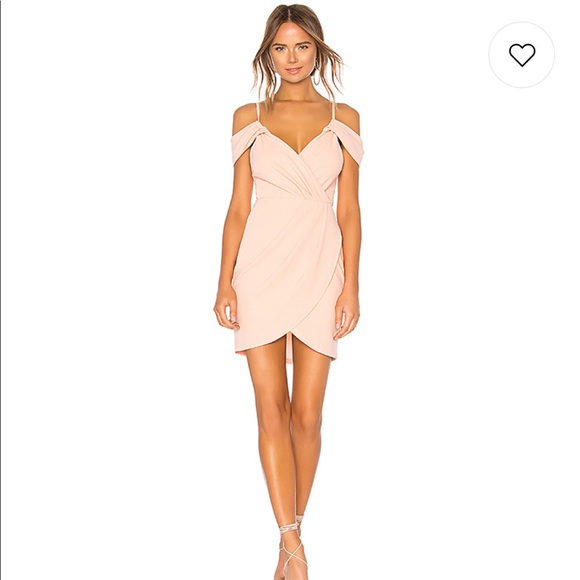 by the way Dresses & Skirts - Brenda Draped Dress in Blush